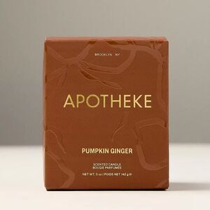❤️ANTHROPOLOGIE APOTHEKE PUMPKIN GINGER Candle 5 oz. - 25-30 hr. Burn time